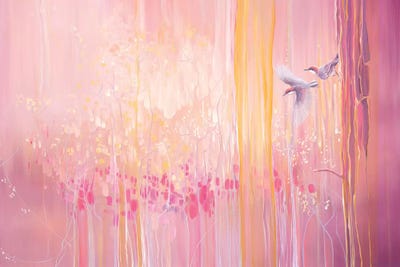 A Piece Of Magic by Gill Bustamante framed canvas print