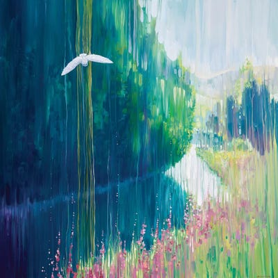 Enchanted by Gill Bustamante framed canvas print