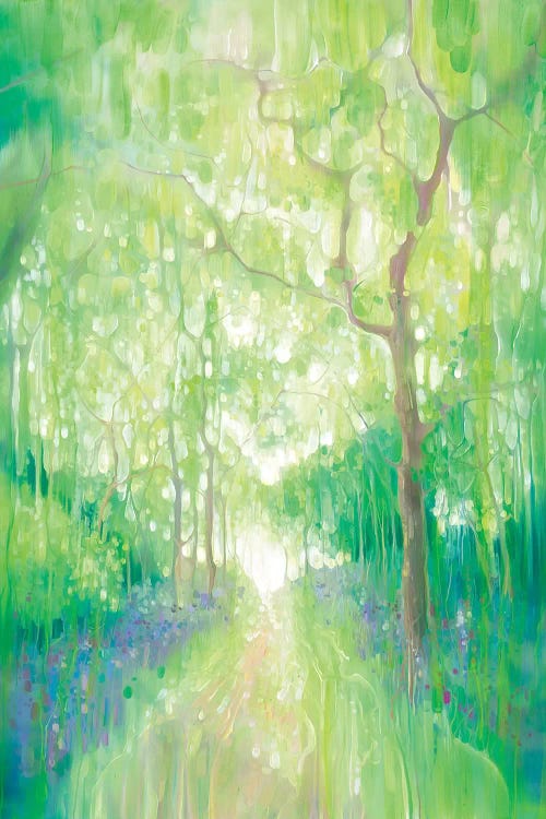 Green Forest Calling by Gill Bustamante wall art