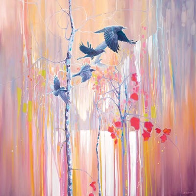 The Ravens Quest by Gill Bustamante canvas print