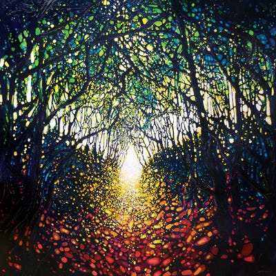 Almost There... by Gill Bustamante framed canvas print