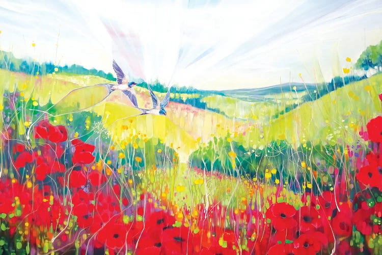 South Downs Summer by Gill Bustamante wall art