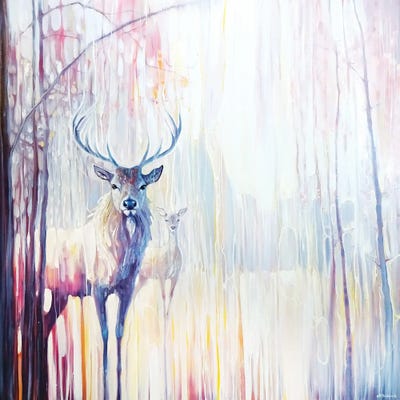 Woodland Souls by Gill Bustamante framed canvas print