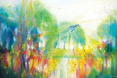 River Spell by Gill Bustamante framed canvas print