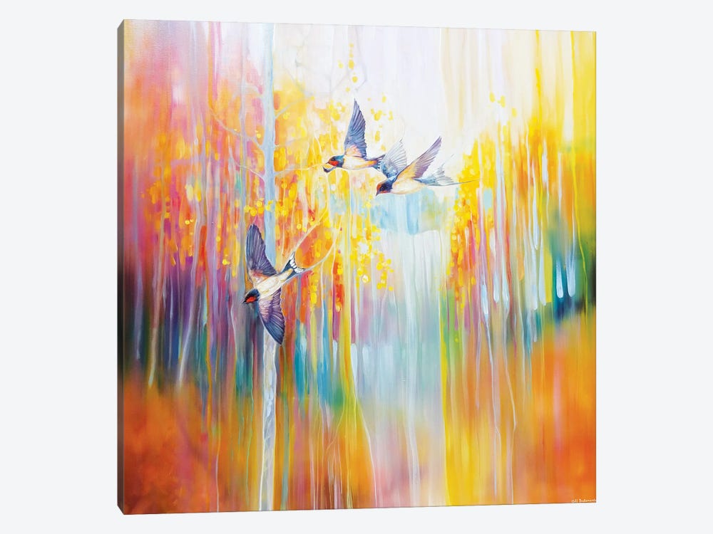 Swallow Song by Gill Bustamante 1-piece Canvas Artwork