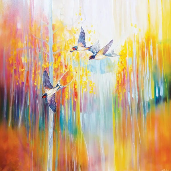 Martins & Swallows: Swallow Song by Gill Bustamante
