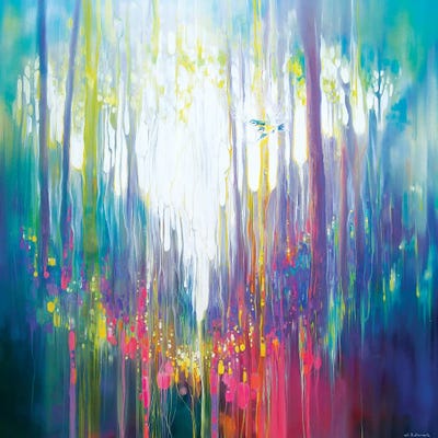 The Secret by Gill Bustamante framed canvas print