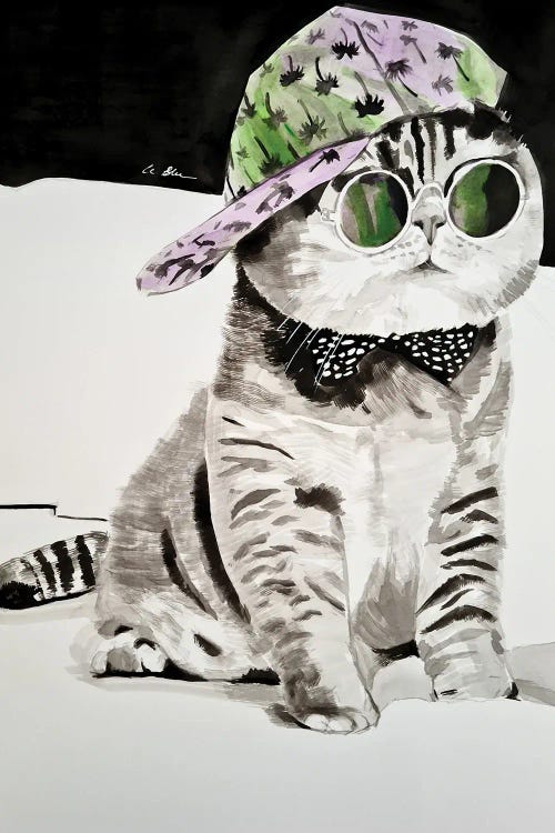 El Tigre by Gilles LeBlu wall art