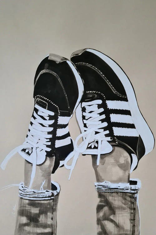 Waiting For My Lover by Gilles LeBlu wall art