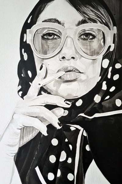 Graphic Fashion: Here Comes The Rain Again by Gilles LeBlu