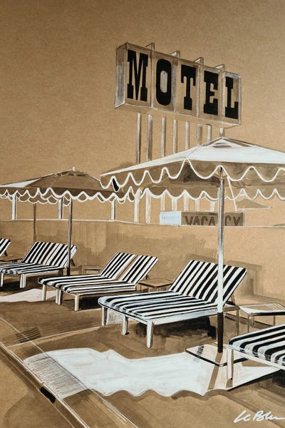 Black & Beige: Motel by Gilles LeBlu