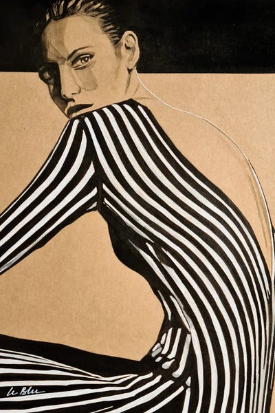 Girl With Streetstyle by Gilles LeBlu canvas print