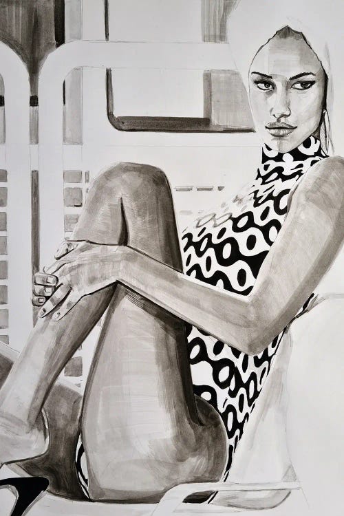 Ultimate Vintage Beauty by Gilles LeBlu wall art