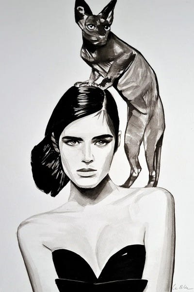 Gilles LeBlu: Cat Woman by Gilles LeBlu