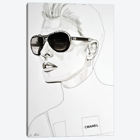 Chanel Classic Canvas Print #GBZ55} by Gilles LeBlu Canvas Art