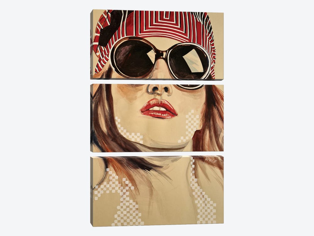 Be Funky by Gigi And The Wolf 3-piece Canvas Artwork