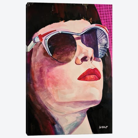 Be The Diva Canvas Print #GBZ61} by Gigi And The Wolf Canvas Art