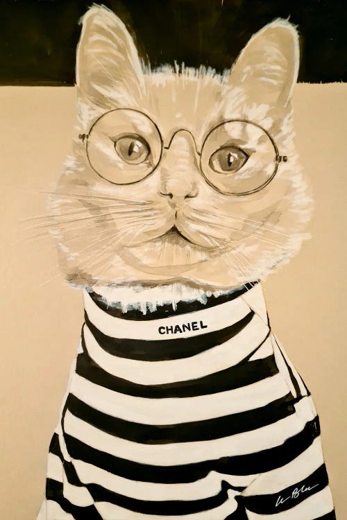Chanel Two by Gilles LeBlu wall art