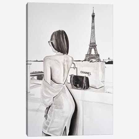 Paris je t'aime Canvas Print #GBZ96} by Gilles LeBlu Canvas Art