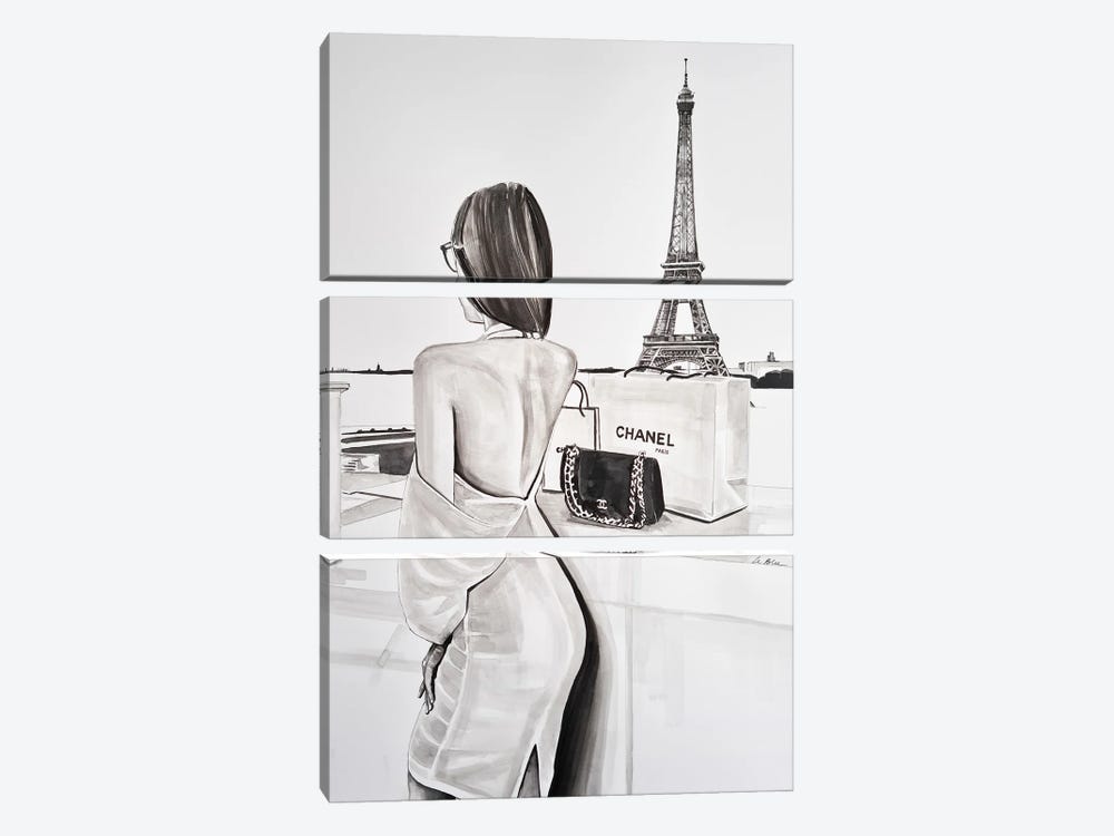 Paris je t'aime by Gilles LeBlu 3-piece Canvas Print