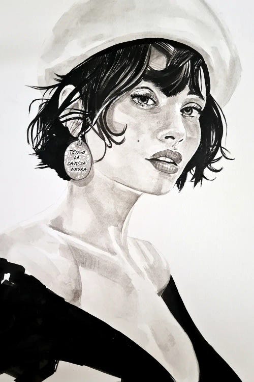 Tengo La Camisa Negra by Gilles LeBlu wall art