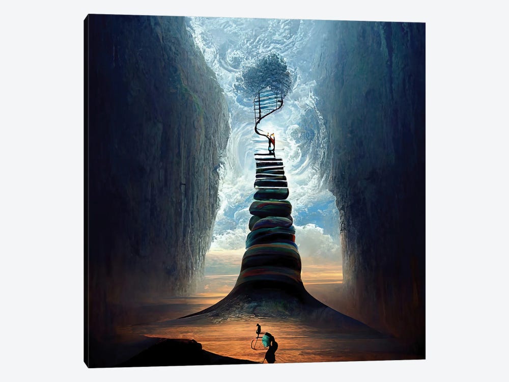 Ascending The Upward Spiral I by Graeme Cornies 1-piece Canvas Artwork