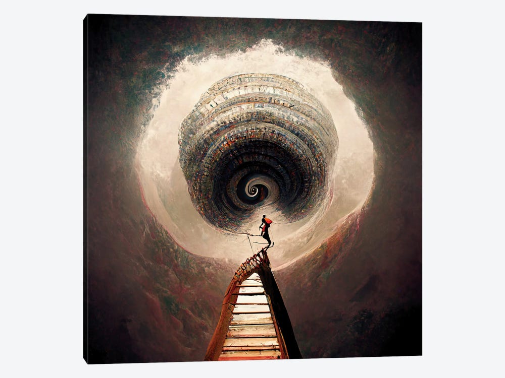 Ascending The Upward Spiral II by Graeme Cornies 1-piece Art Print