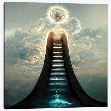 Ascension And Dissolution At The Pinnacle Of The Upward Spiral II Canvas Print #GCE13} by Graeme Cornies Canvas Print