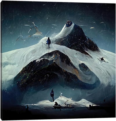 Illusions Of The Alpine Ecosystem II Canvas Art Print - Graeme Cornies