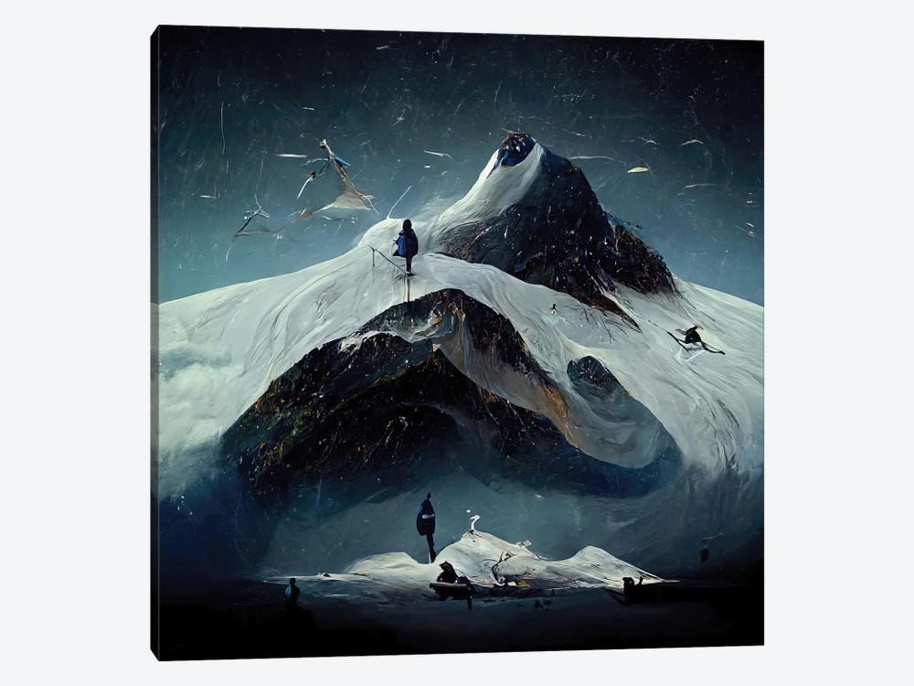 Illusions Of The Alpine Ecosystem II by Graeme Cornies 1-piece Canvas Print