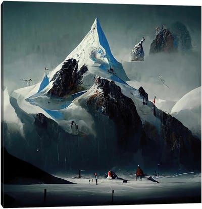 Illusions Of The Alpine Ecosystem III Canvas Art Print - Graeme Cornies