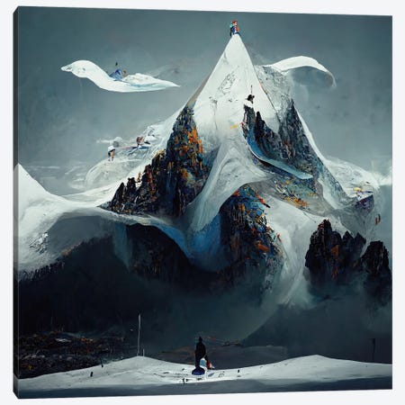 Illusions Of The Alpine Ecosystem I Canvas Print #GCE23} by Graeme Cornies Canvas Artwork