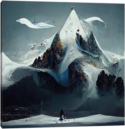 Illusions Of The Alpine Ecosystem I Canvas Art Print - Graeme Cornies