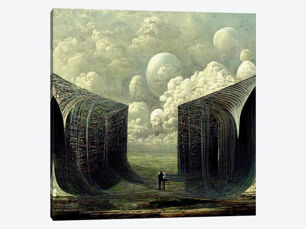 Mental Lumber And The Construction Of A Unified Theory IV by Graeme Cornies 1-piece Canvas Artwork