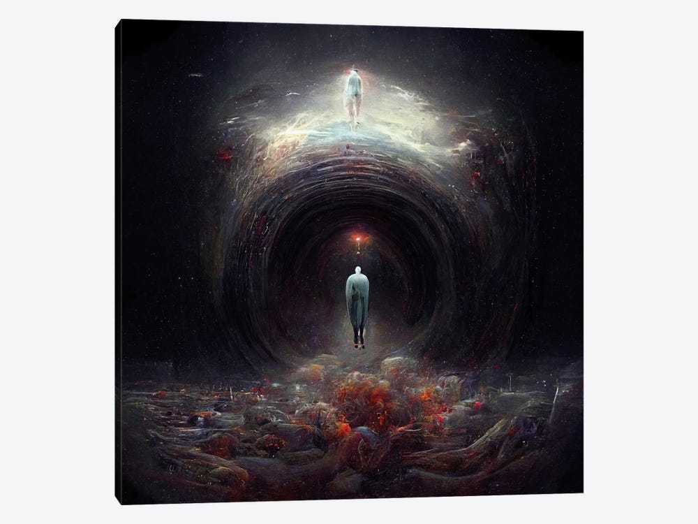Our Irrational Fear Of Non-Existence III by Graeme Cornies 1-piece Canvas Wall Art