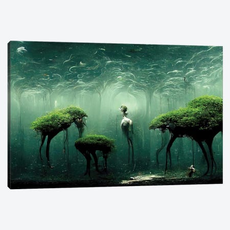 The Ocean Dreams Of The Forest I Canvas Print #GCE53} by Graeme Cornies Art Print