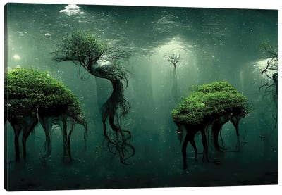 The Ocean Dreams Of The Forest III Canvas Art Print - Graeme Cornies