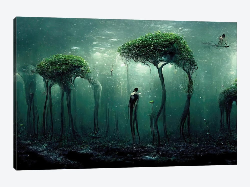 The Ocean Dreams Of The Forest IV by Graeme Cornies 1-piece Canvas Wall Art