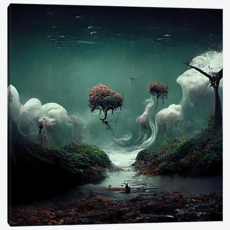 The Ocean Dreams Of The Forest V Canvas Print #GCE57} by Graeme Cornies Canvas Wall Art