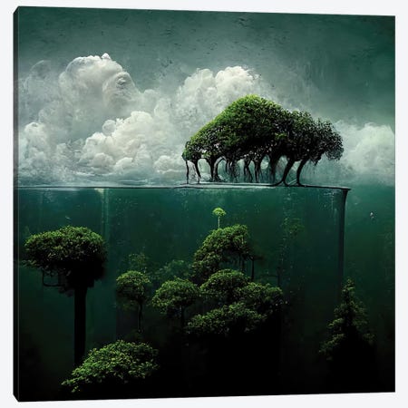 The Ocean Dreams Of The Forest VI Canvas Print #GCE58} by Graeme Cornies Canvas Art Print