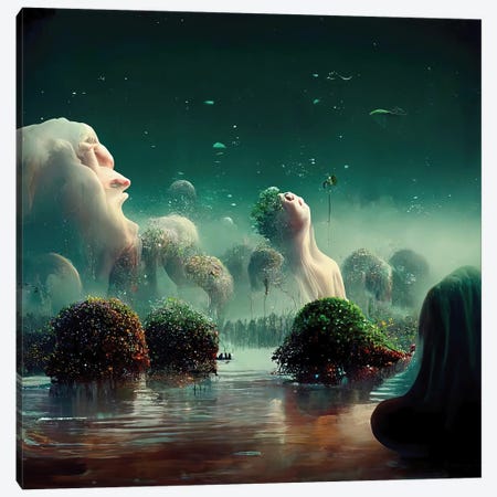 The Ocean Dreams Of The Forest VII Canvas Print #GCE59} by Graeme Cornies Canvas Art Print