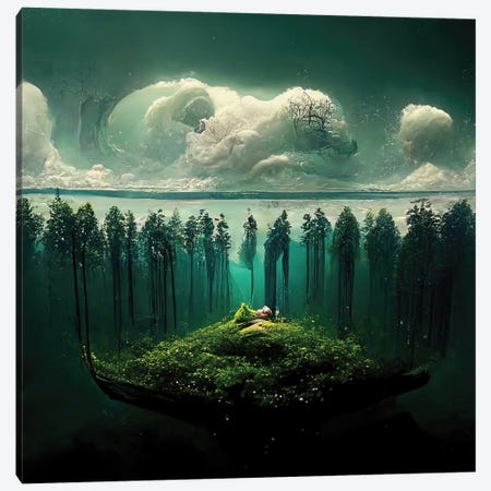 The Ocean Dreams Of The Forest VIII Canvas Print #GCE60} by Graeme Cornies Canvas Art
