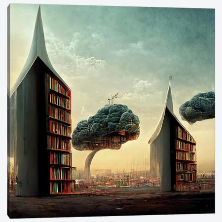 Theories Are Buildings II Canvas Print #GCE61} by Graeme Cornies Canvas Art