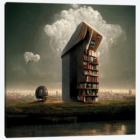 Theories Are Buildings IV Canvas Print #GCE63} by Graeme Cornies Canvas Art