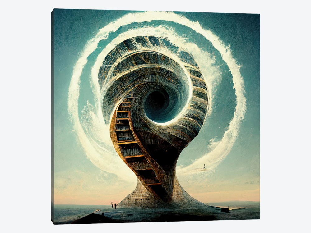 The Upward Spiral by Graeme Cornies 1-piece Canvas Print