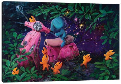 The Best Night Ever Canvas Art Print - Gigi Chen