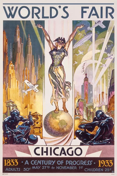 By Air: Chicago World's Fair, 1933 by Glen C. Sheffer