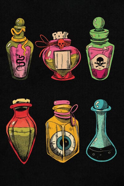 Snakes: Potions by Galactixy Illustrations