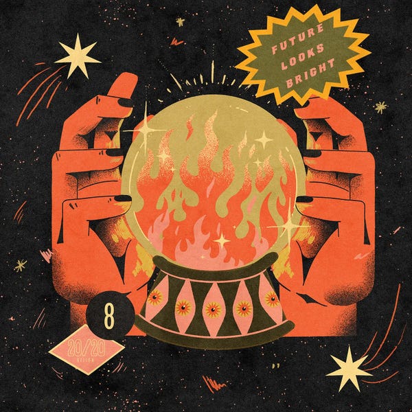 Numbers: Future Looks Bright by Galactixy Illustrations