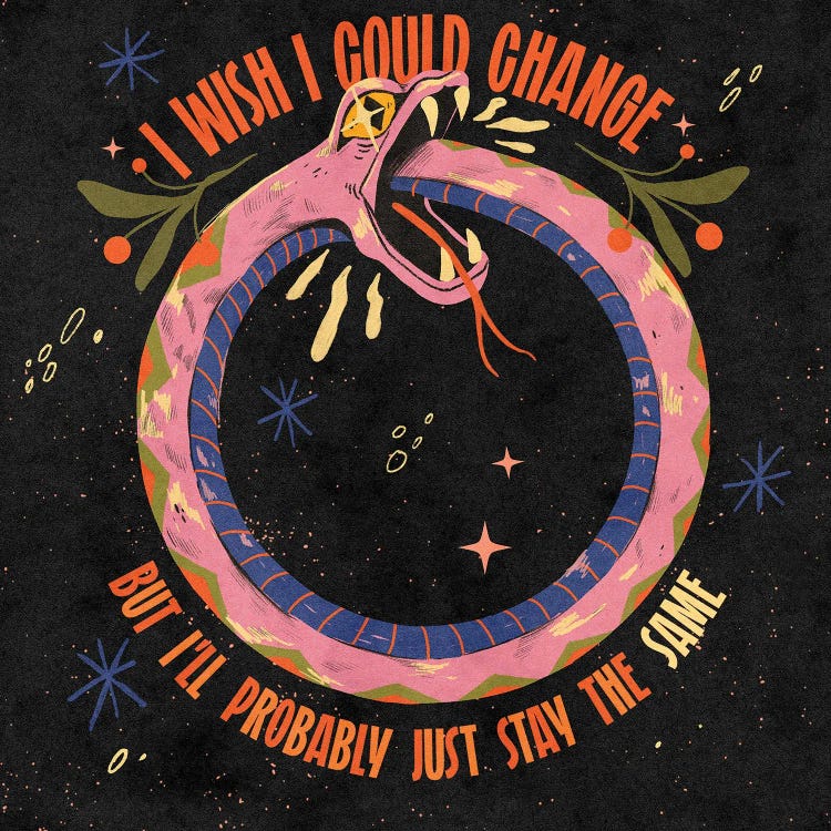 I Wish I Could Change by Galactixy Illustrations wall art